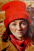 Detail from Red Hat portrait, by Dor Duncan