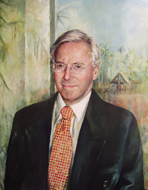 Portrait of I.C., oil on canvas by Dor Duncan
