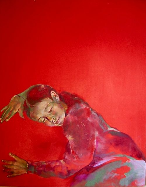 She Sleeps But Her Heart Is Awake, oil on canvas, by Dor Duncan