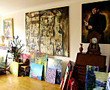 Artist studio, open weekend of 12th and 13th June, 2010